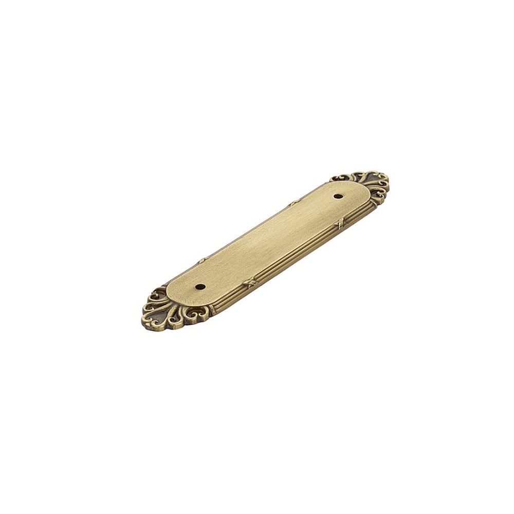 Emtek 86294 6-3/4" Ribbon & Reed Cabinet Pull Backplate