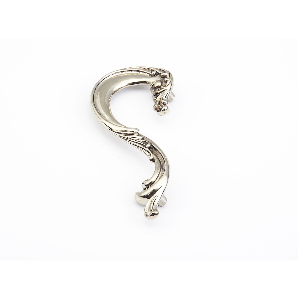 Schaub 935L-WB 3-1/2" Symphony Elegance French Court Cabinet Pull - White Brass