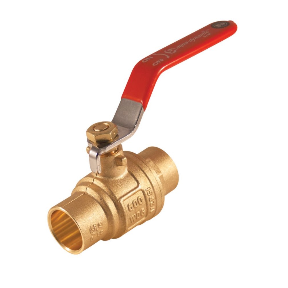 Aqua Dynamic 1197-505 1" Brass Full Port Ball Valve