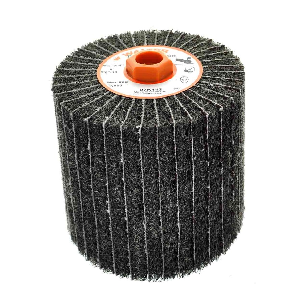 Walter 07-K422 4-1/2" x 2" 2-in-1 Finishing Drum