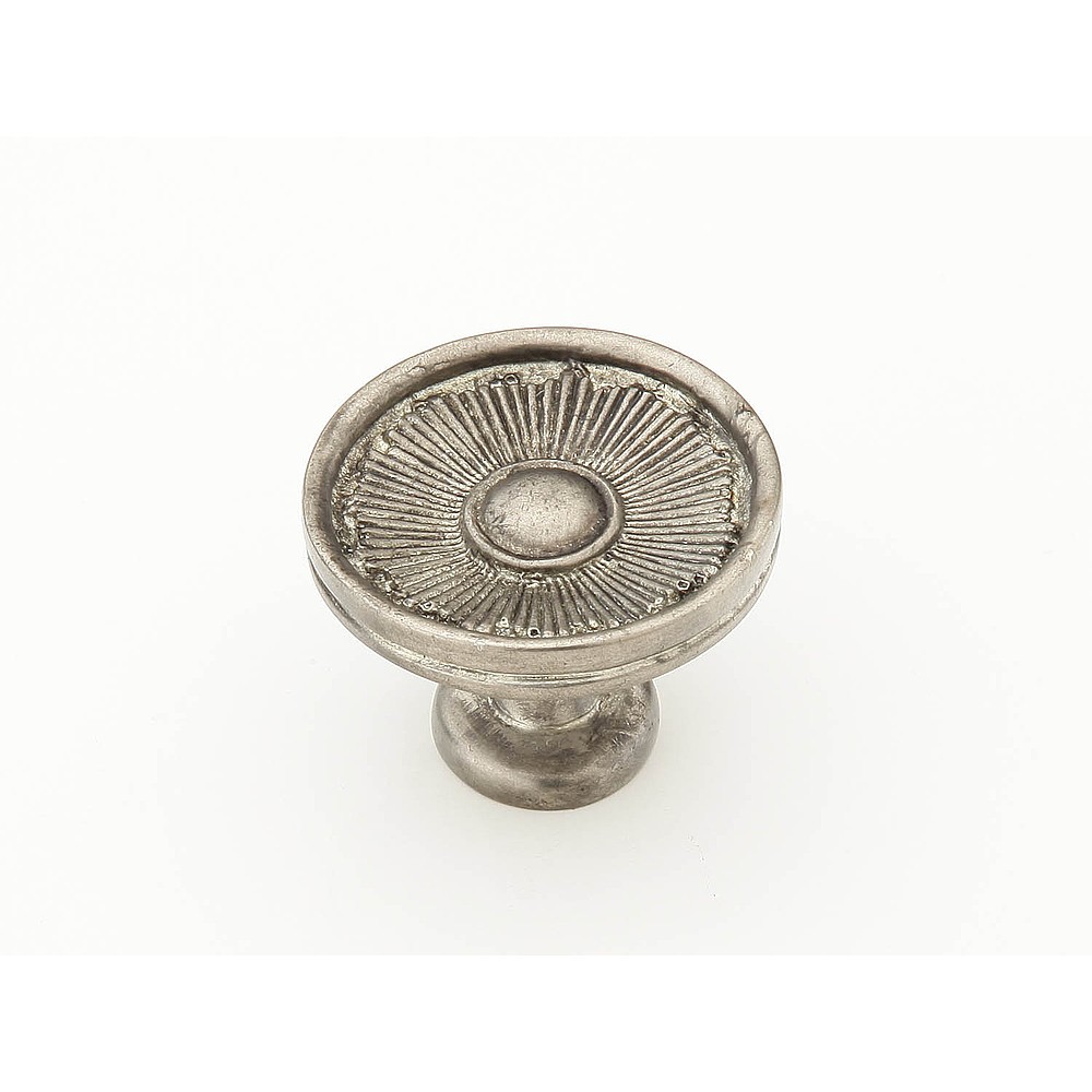 Schaub 972-SA 1-3/8" Symphony Elegance Sunburst Cabinet Knob - Silver Antique