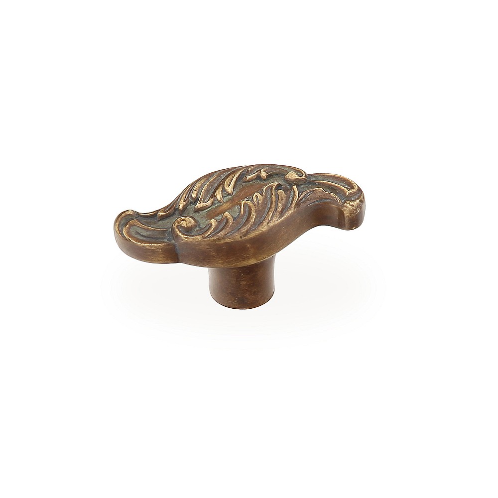 Schaub 996-MBR 2" Symphony Elegance Cantata Cabinet Knob - Monticello Brass
