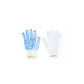 Canada Fastening 103001/L Large Cotton Dotted Gloves, 12 Pack