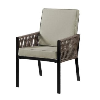 Seasonal Trends HKVS636B Dining Chair, 23.43 in W, 28.2 in D, 35.43 in H, Steel Frame, Black Frame