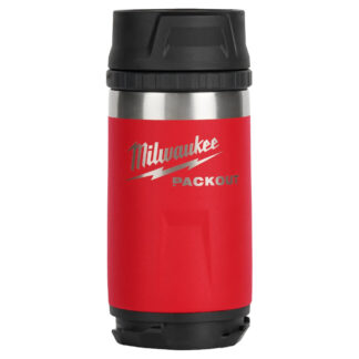 Milwaukee 48-22-8391R PACKOUT™ 12oz Insulated Bottle with Sip Lid, Red