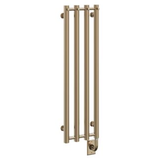 ICO W8109 10.5"x37.5" Rosendal Electric Hardwired Towel Warmer - PVD Brushed Bronze
