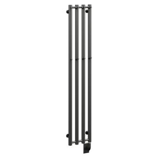 ICO W8205 10.5"x59" Rosendal Electric Hardwired Towel Warmer - Matte Black