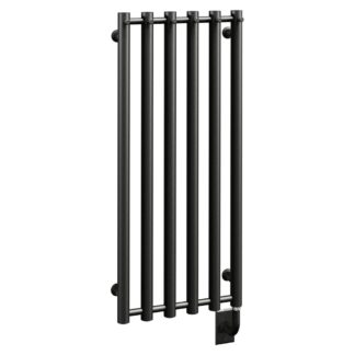 ICO W8505 16.5"x37.5" Rosendal Electric Hardwired Towel Warmer - Matte Black