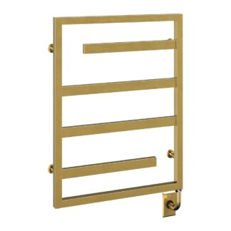 ICO W92208 23.5"x31" Vasto Electric Hardwired Towel Warmer - PVD Brushed Gold