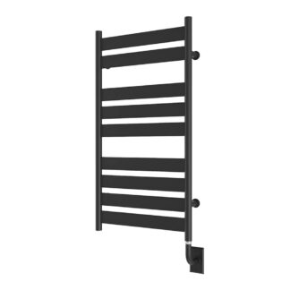 ICO H93205 23.5"x37" Romano Hydronic Towel Warmer - Matte Black