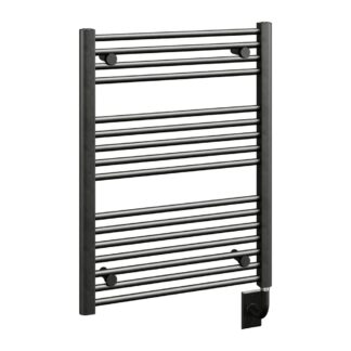 ICO H1205 23.5"x19" Savoy Hydronic Towel Warmer - Matte Black