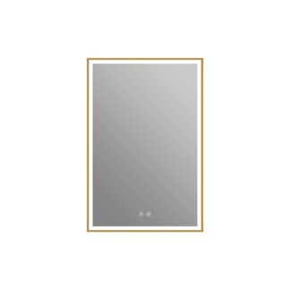 ICO IE1124.BG Eden 24" x 36" LED Mirror - Brushed Gold