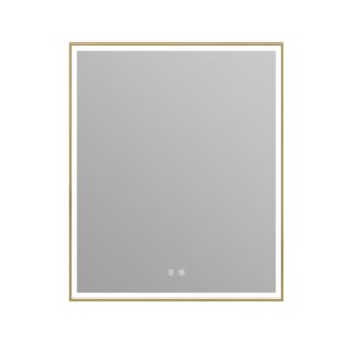 ICO IE1130.BG Eden 30" x 36" LED Mirror - Brushed Gold
