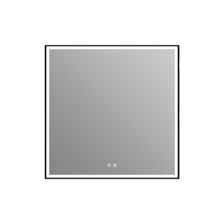 ICO IE1136.MB Eden 36" x 36" LED Mirror - Matte Black