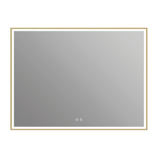 ICO IE1148.BG Eden 48" x 36" LED Mirror - Brushed Gold