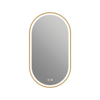 ICO IK1120.BG Kiara 20" x 36" LED Mirror - Brushed Gold