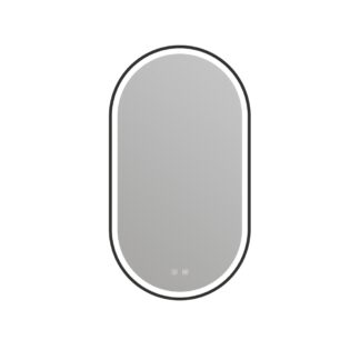 ICO IK1120.MB Kiara 20" x 36" LED Mirror - Matte Black