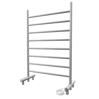 ICO K1024E 25"x38" Kontour Camber Electric Plug-In Towel Warmer - Brushed Nickel