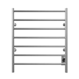 ICO K4014W 24"x27" Kontour Linear Electric Hardwired Towel Warmer - Brushed Nickel