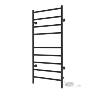ICO K4025E 18"x40" Kontour Linear Electric Plug-In Towel Warmer - Matte Black