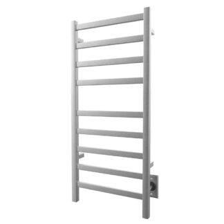 ICO K6024W 18"x40" Kontour Square Electric Hardwired Towel Warmer - Brushed Nickel