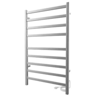 ICO K6034E 24"x40" Kontour Square Electric Plug-In Towel Warmer - Brushed Nickel