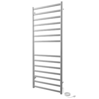 ICO K6054E 24"x60" Kontour Square Electric Plug-In Towel Warmer - Brushed Nickel