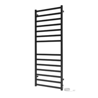 ICO K6055E 24"x60" Kontour Square Electric Plug-In Towel Warmer - Matte Black