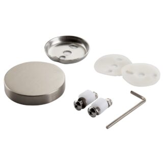 ICO V0004 Glass Mounting Kit (Ember, Glow, Lava, Summit) - Brushed Nickel