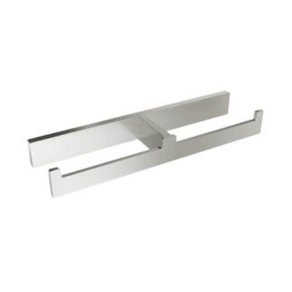 ICO V1044 Erupt Double Toilet Paper Holder  - Brushed Nickel