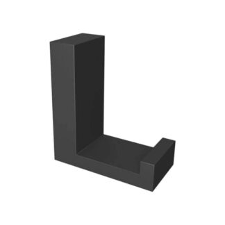 ICO V1215 Erupt Towel Hook - Matte Black