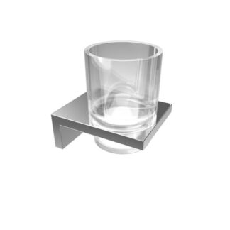 ICO V1553 Erupt Glass Tumbler - Chrome