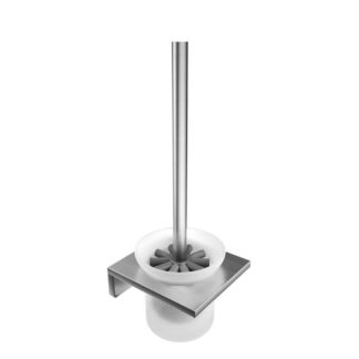 ICO V1614 Erupt Wall-Mounted Toilet Brush - Brushed Nickel