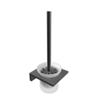 ICO V1615 Erupt Wall-Mounted Toilet Brush - Matte Black
