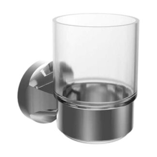 ICO V2553 Magma Glass Tumbler - Chrome