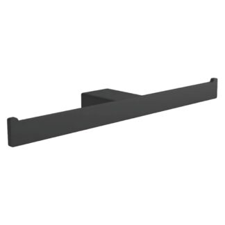 ICO V3045 Cinder Double Toilet Paper Holder - Matte Black