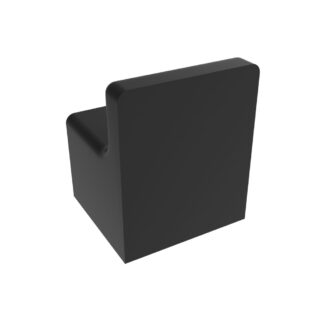 ICO V3235 Cinder Towel Hook - Matte Black