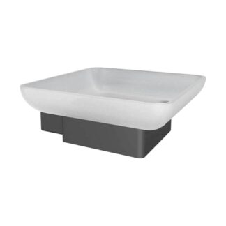 ICO V3515 Cinder Soap Dish Holder - Matte Black