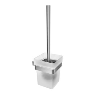 ICO V3614 Cinder Wall-Mounted Toilet Brush - Brushed Nickel