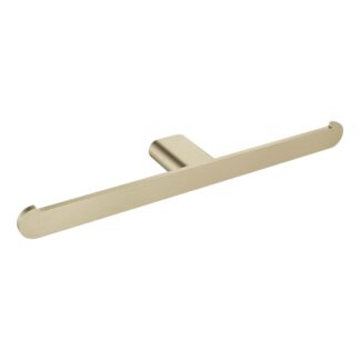 ICO V4040-BGL Flow Double Toilet Paper Holder - Brushed Gold Light