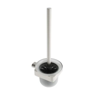 ICO V4614 Flow Wall-Mounted Toilet Brush - Brushed Nickel