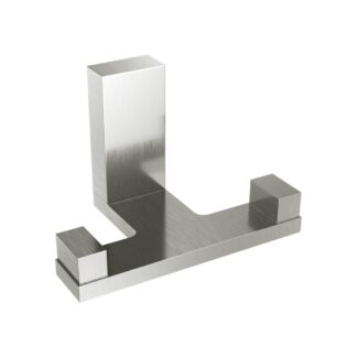 ICO V5224 Fire Double Towel Hook - Brushed Nickel