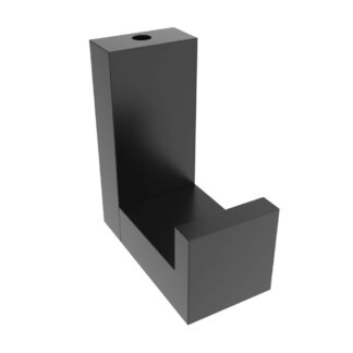 ICO V5245 Fire Deep Towel Hook - Matte Black