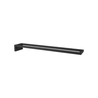 ICO V5435 Fire Double Towel Hanger - Matte Black