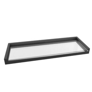 ICO V5765 Fire Glass Shelf - Matte Black