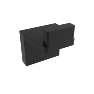 ICO V61215 Ash Towel Hook - Matte Black