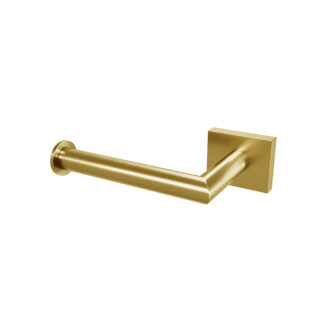 ICO V62028 Crater Toilet Paper Holder - PVD Brushed Gold (RH Post)