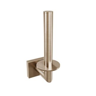 ICO V62089 Crater Spare Toilet Paper Holder - PVD Brushed Bronze