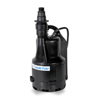 Tsurumi F-13 10ft x 1-1/4" 1/4HP Submersible Garden Discharge Pump - Black
