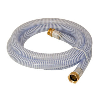 Tsurumi CK-200-20 20ft x 2" PVC Suction Hose - White & Clear